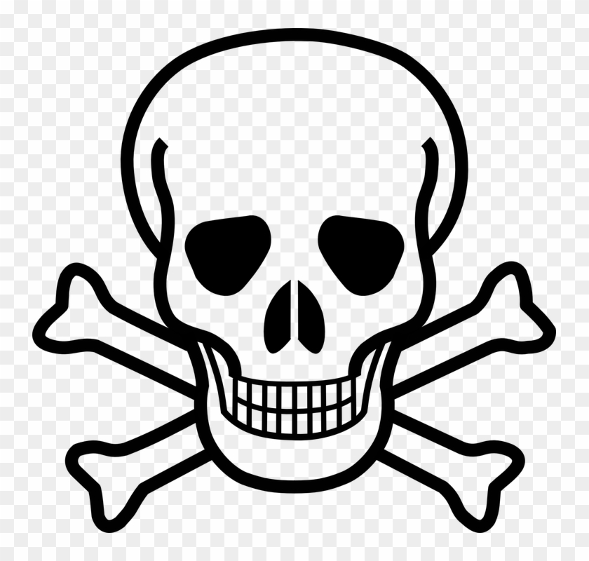 Hazardous Materials Are Obviously Something You Wouldn't - Skull And Crossbones Clipart #200189