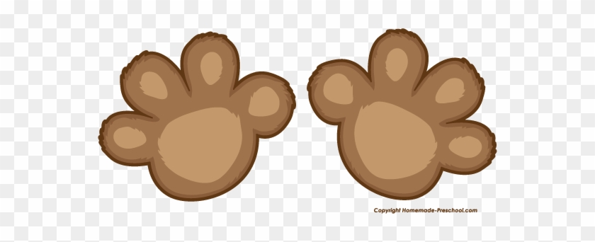 Click To Save Image - Bear Paws Clip Art #200226