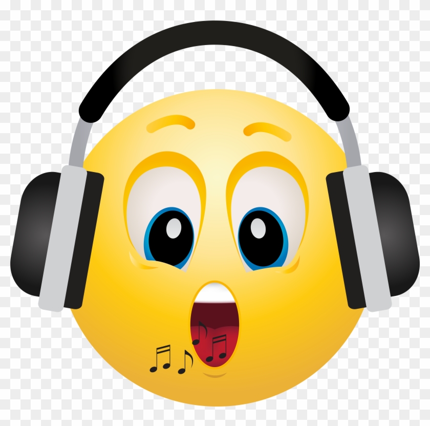 Headphone Emoticon Png Clip Art - Headphone Emoticon Png Clip Art #200259