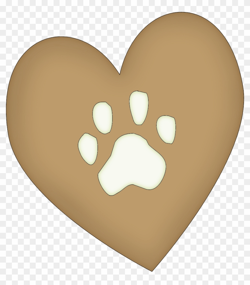 "paw Prints In Your Heart" - Heart #200253