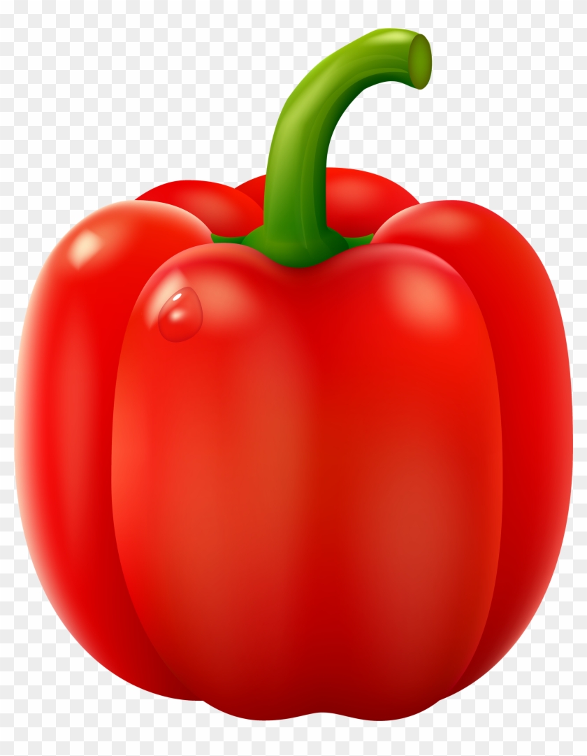 Red Pepper Png Clipart - Red Bell Pepper Clip Art #200276