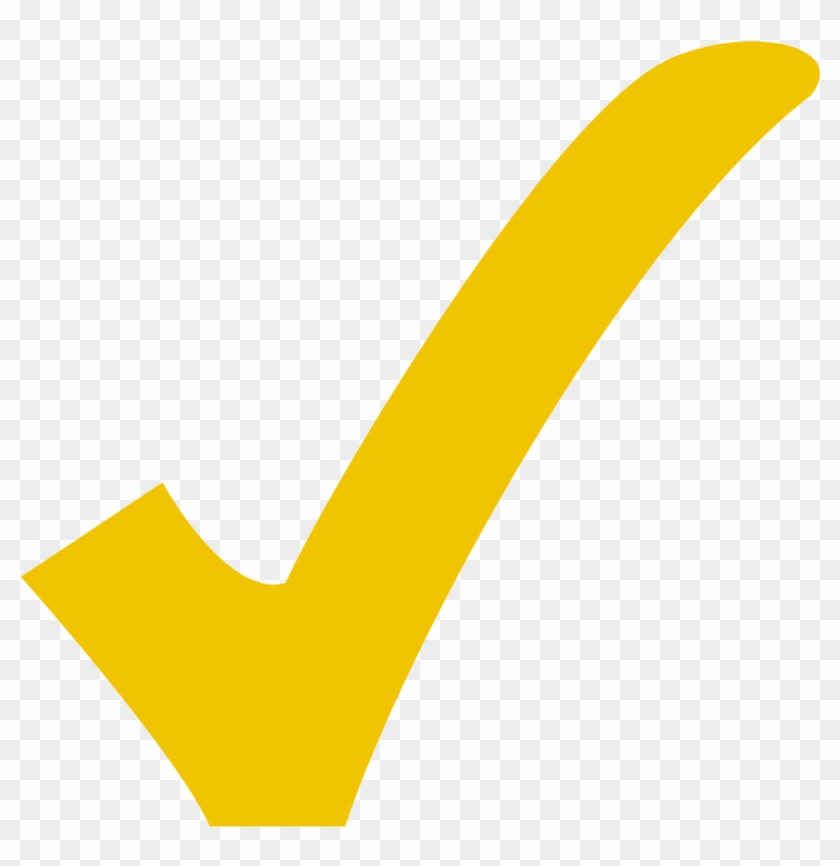 Yellow Clipart Tick - Yellow Check Png #200301