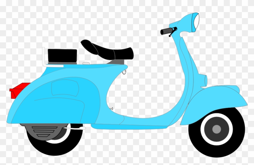 Transport Clip Art Download - Vespa Clipart #200325