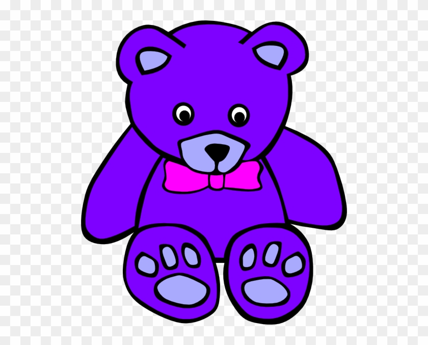 Purple Teddy Bear Clipart #200376