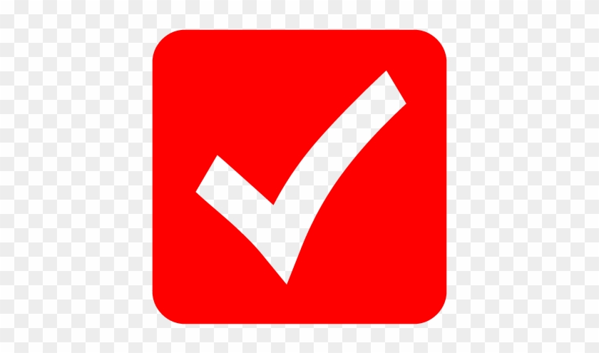 Red Check Mark 8 Icon - Red Check Mark Icon Png #200427