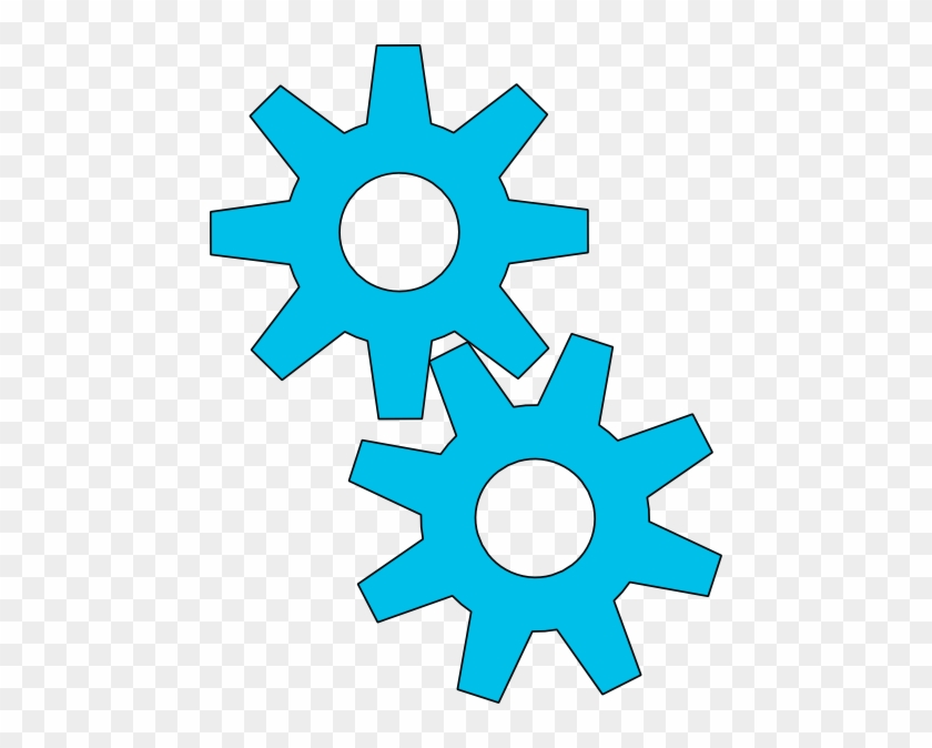 Two Gears Clip Art #200483