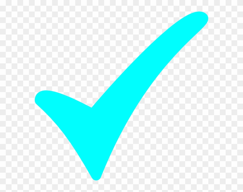 Aqua Checkmark Clip Art - Blue Green Check Mark #200526