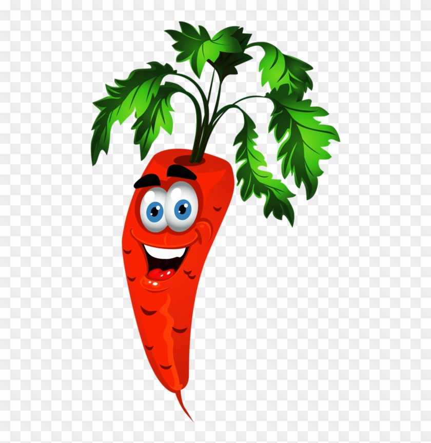 Cenoura - Cartoon Fruit And Vegetables #200596