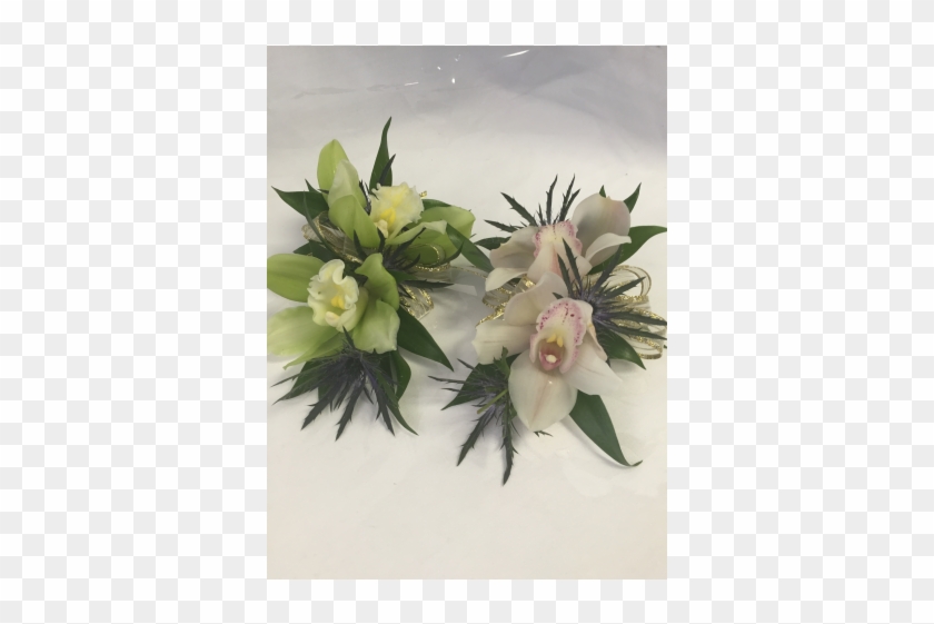 Double Cymbidium Orchid Corsage - Corsage #1227017