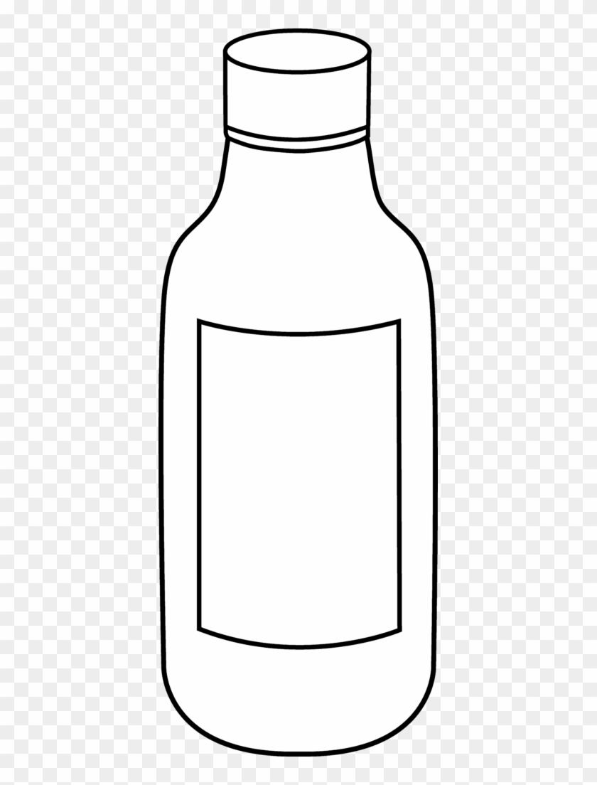 full bottle clipart black