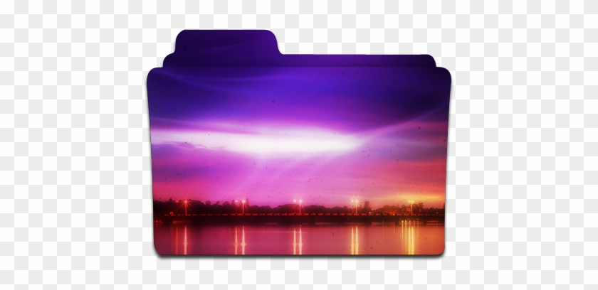 Folders Clipart Purple Folder - Pretty Icon Folders Png #1227225