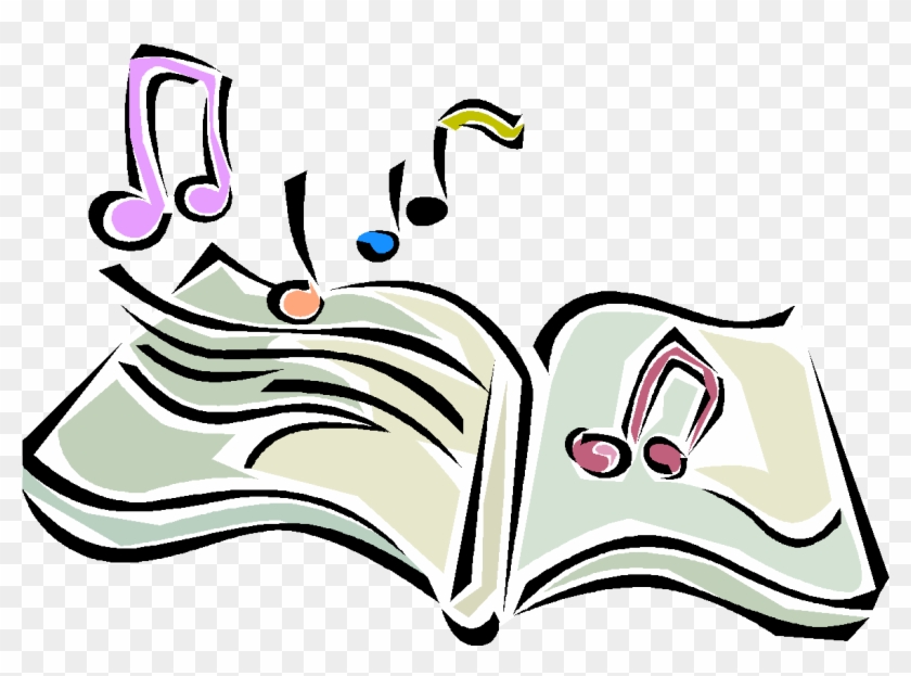 Song Clipart Sound Energy - Book With Music Notes #1227260