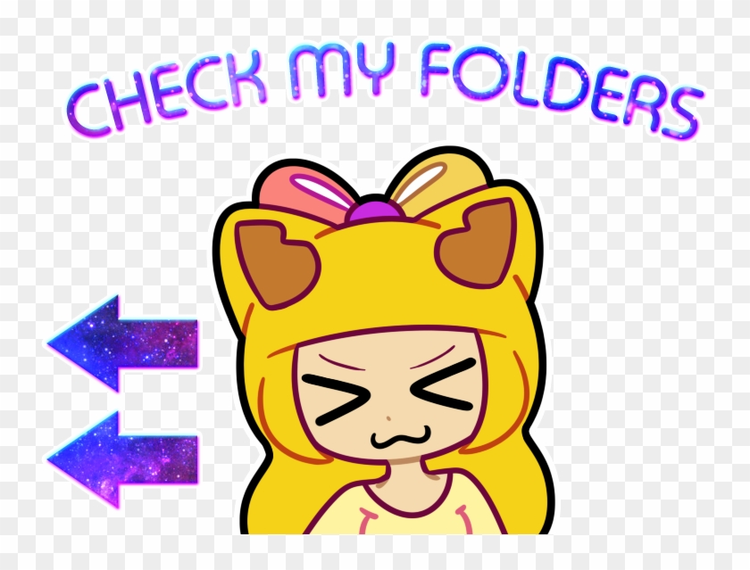 Click Dem Folders By Nekonxra - Cartoon #1227272