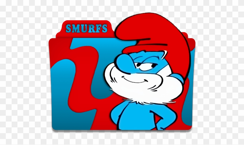 The Smurfs Folder Icon 2 By Mikromike - Smurfs, The: Volume One - True Blue Friends Dvd #1227287