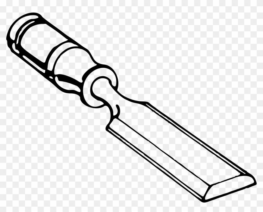Chisel 3 - Drawing Of A Chisel #1227319