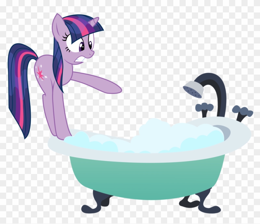 Twilight And Bathtub - Bathtub Cartoon #1227356