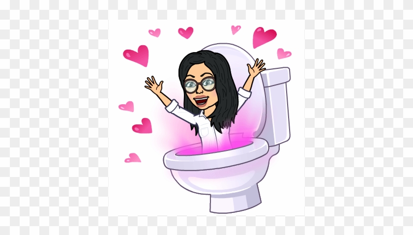 Everything Was Not Coming Up Roses Or Hearts In Fact - Toilet Bitmoji Meaning #1227394