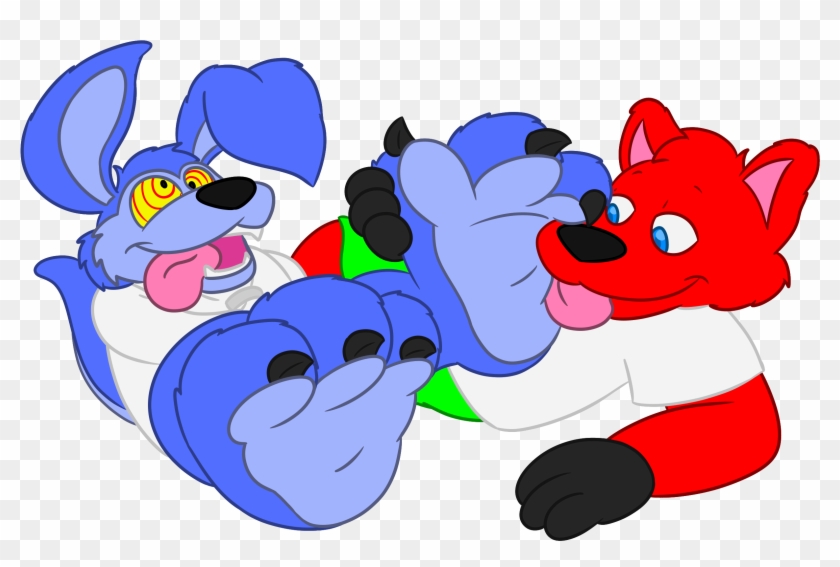 Ripper Roo's Ticklish Paws By Boutin2009 Ripper Roo's - Tickling Cartoon Dog Feet #1227639