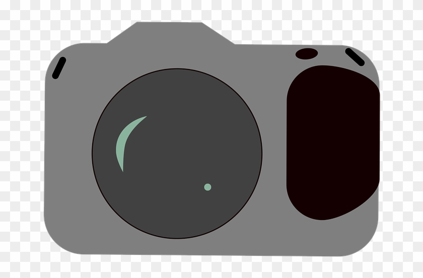 Digital Camera Clipart Media Camera - Circle #1227696