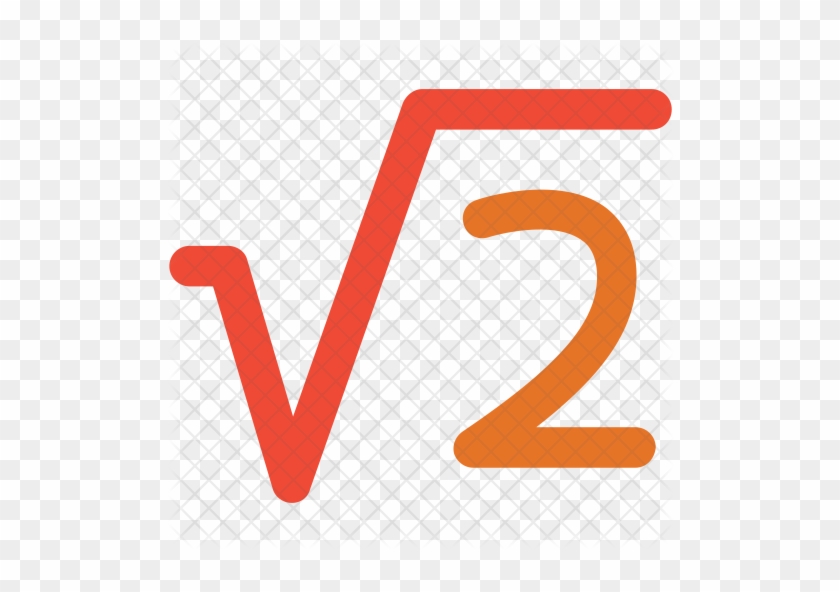 Square Root Of Two Icon - Mathematics #1227768