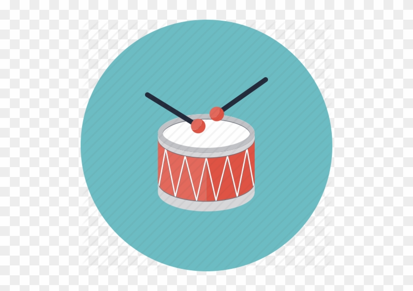 Drum - Drums Flat Icon Png #1228120