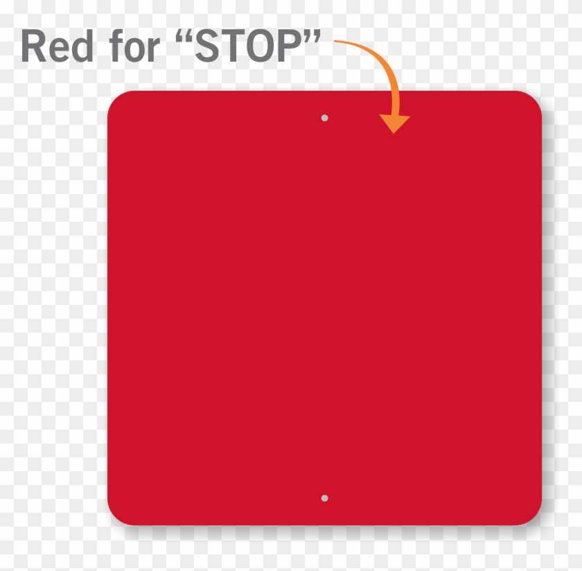 Red Color Plain Square Learn More - Stop Sign Red Color #1228250