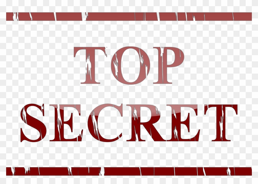 Big Image - Top Secret With Transparent Background #1228275