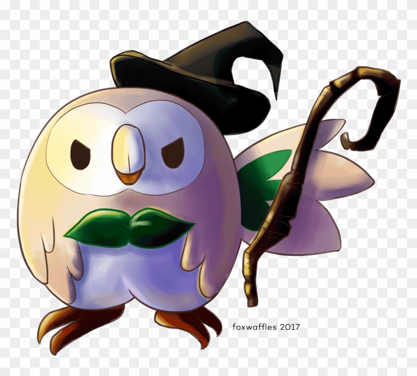 Oc Arthalloween Rowlet Doodle I Did, Happy October - Halloween Rowlet #1228478