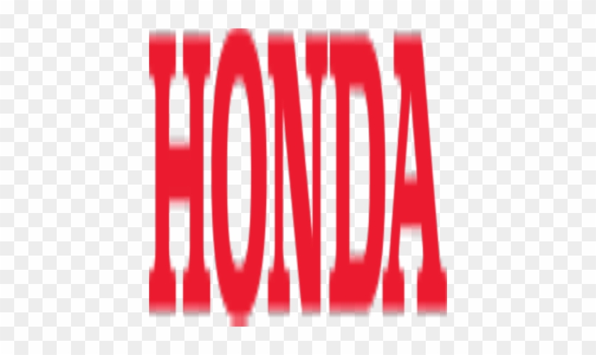 Honda Logo Color - Honda Logo Text Png #1228500
