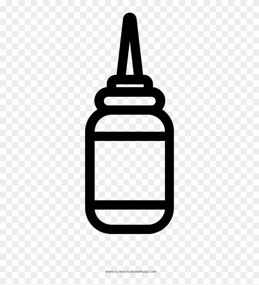 Vaping Liquid Coloring Page - Glass Bottle #1228631