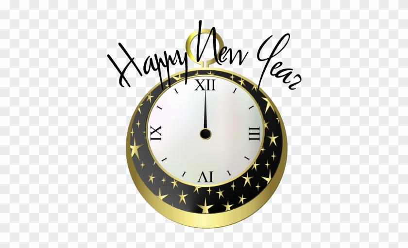 New Year Clocks - New Year Gold Card #1228872