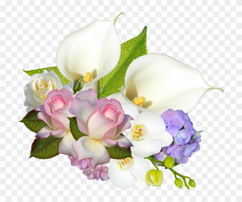 Cluster, Scrapbooking, Wedding, Flowers, Romance, Calla - Cluster Png #1228941