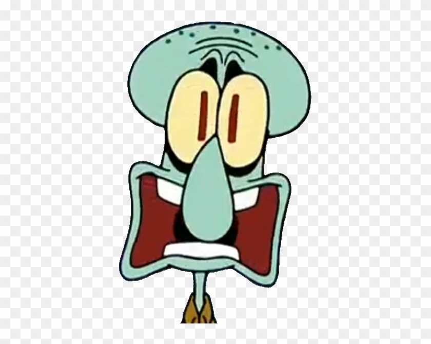 Squidward Scared 1 By Supercaptainn - Squidward Scared Png #1228972