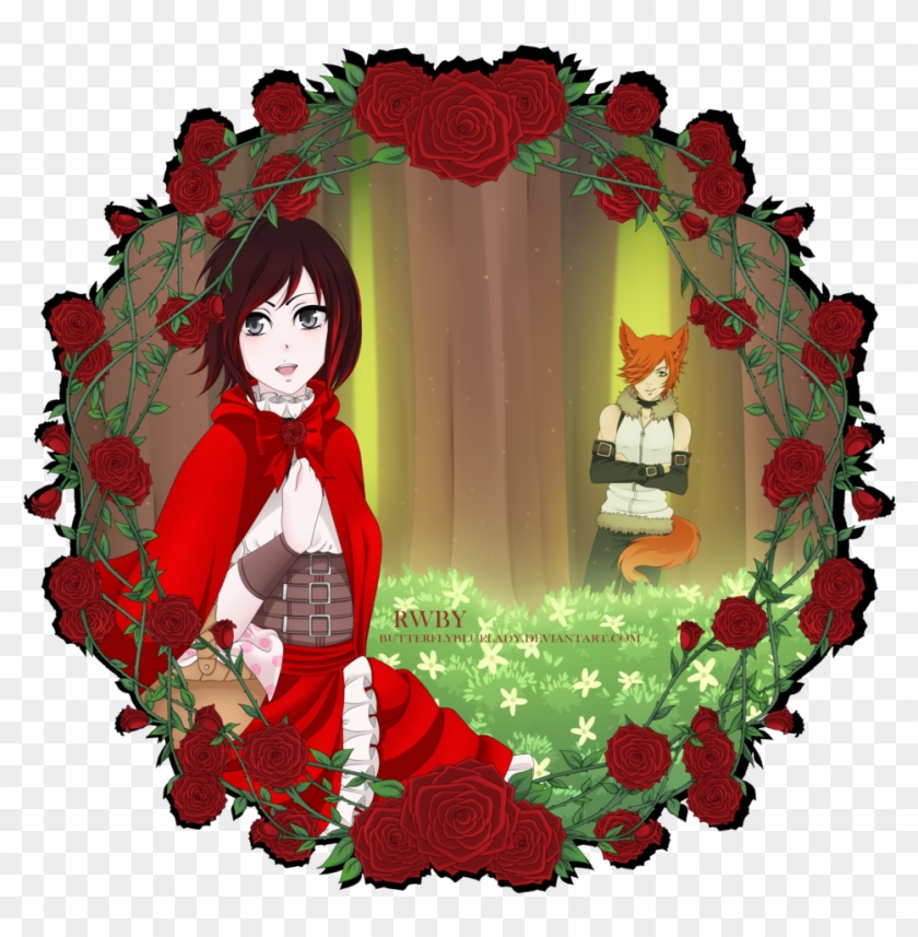 Butterflybluelady Ruby Rose - Ruby Rose Hood Rwby #1229029