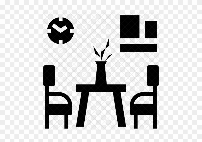 Dining Table Icon - Dining Room #1229098