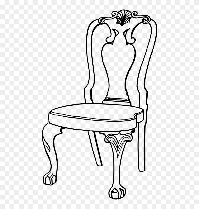 Coloring Pages Dining Table And Chairs L Mirror L Dining - Coloring Book #1229117
