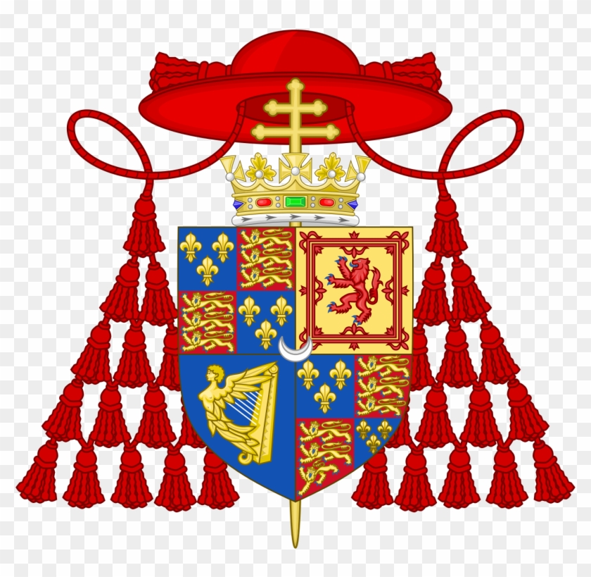 Arms Of The Cardinal Duke Of York, Henry Benedict Stuart - Royal Coat Of Arms #1229168
