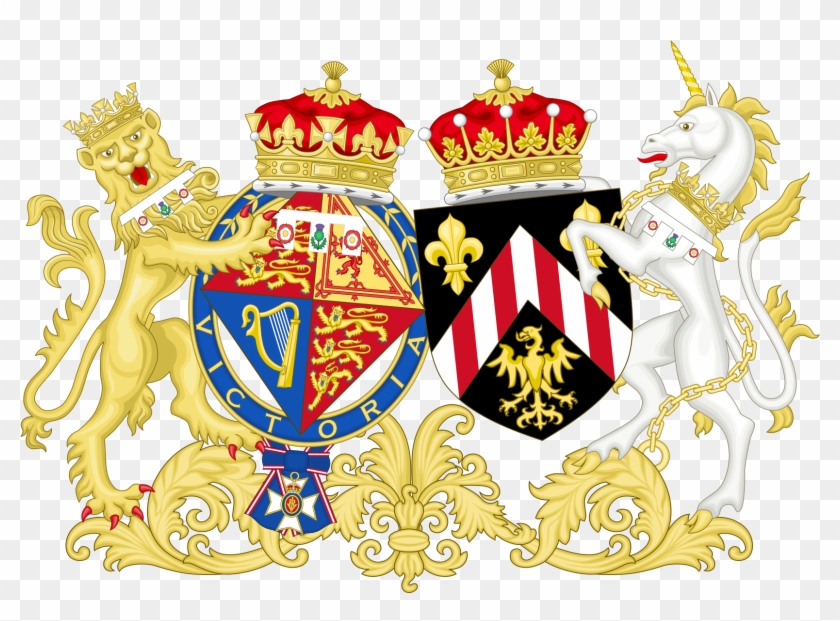 Combined Coat Of Arms Of Princess Margaret And The - Royal Coat Of Arms #1229188