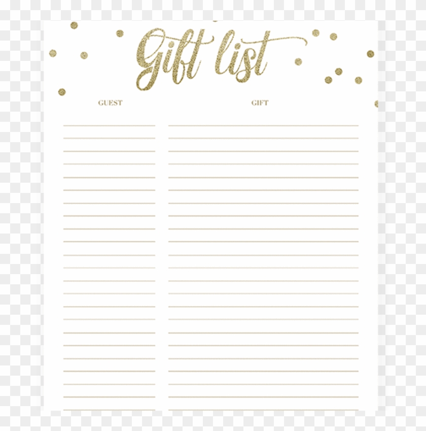 Baby Shower Gift List Ideas Home Design Items Checklist - Gift Registry #1229385