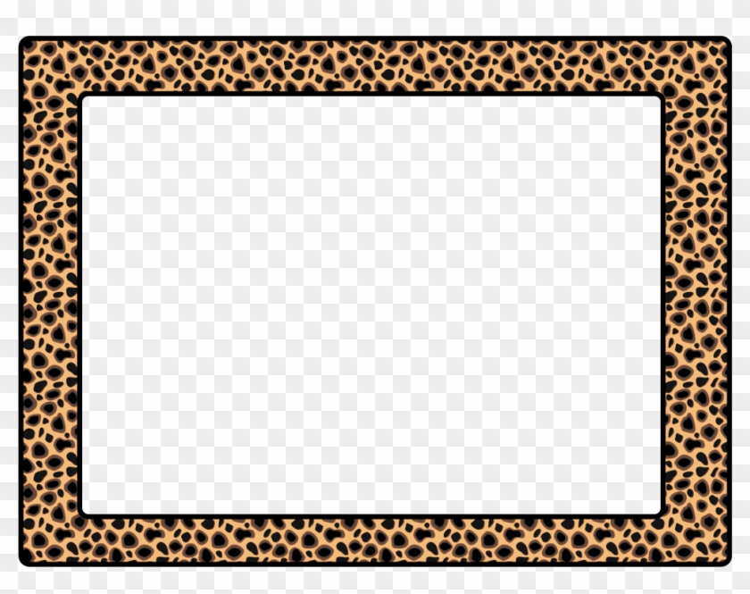 Leopard Print Border Template - Animal Print - Free Transparent PNG Clipart Images Download Leopard Print Border Template - Animal Print - Free Transparent PNG Clipart Images Download