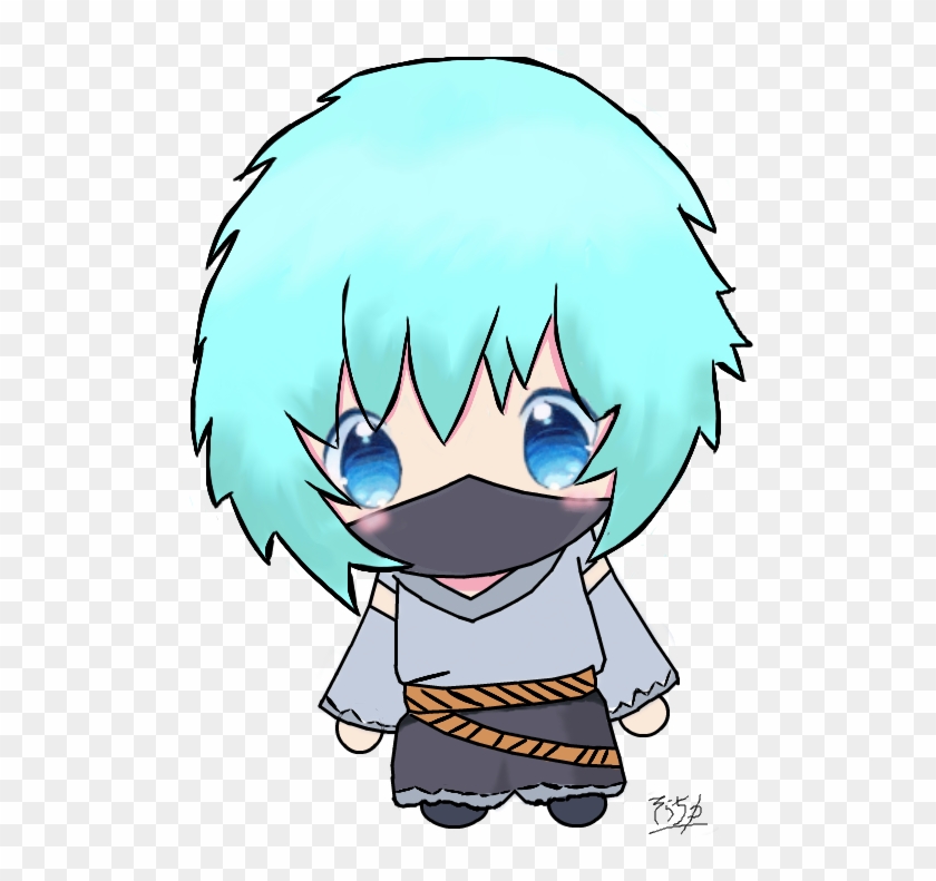 Concept Art Ninja Chibi Render By Daisouku - Drawing #1229552