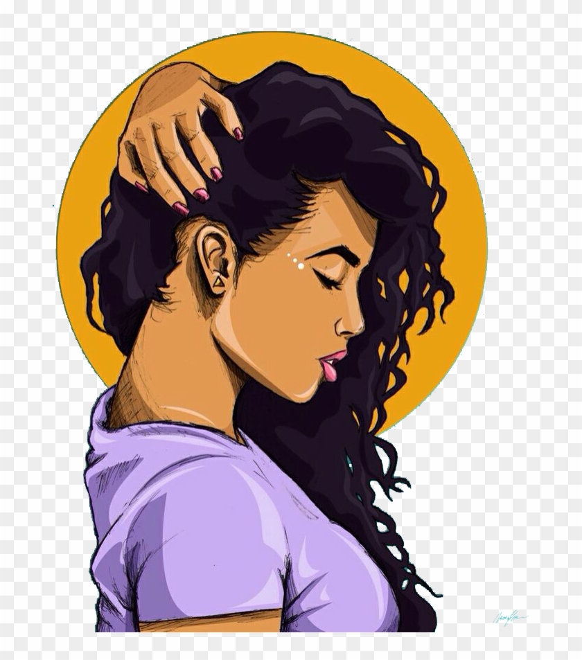 Cartoon Drawing Art Museum - Black Girl Drawings #1229559