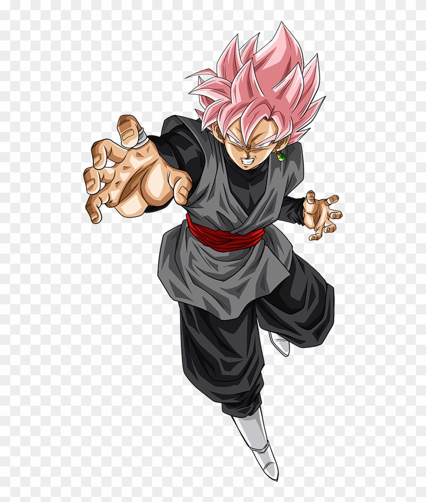 Goku Black Super Saiyan Rose Render 5 By Maxiuchiha22 - Black Goku Rose Png #1229622