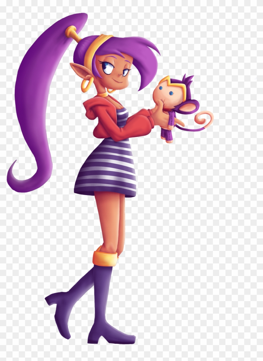 Shantae In Casual Clothing - Cartoon #1229655