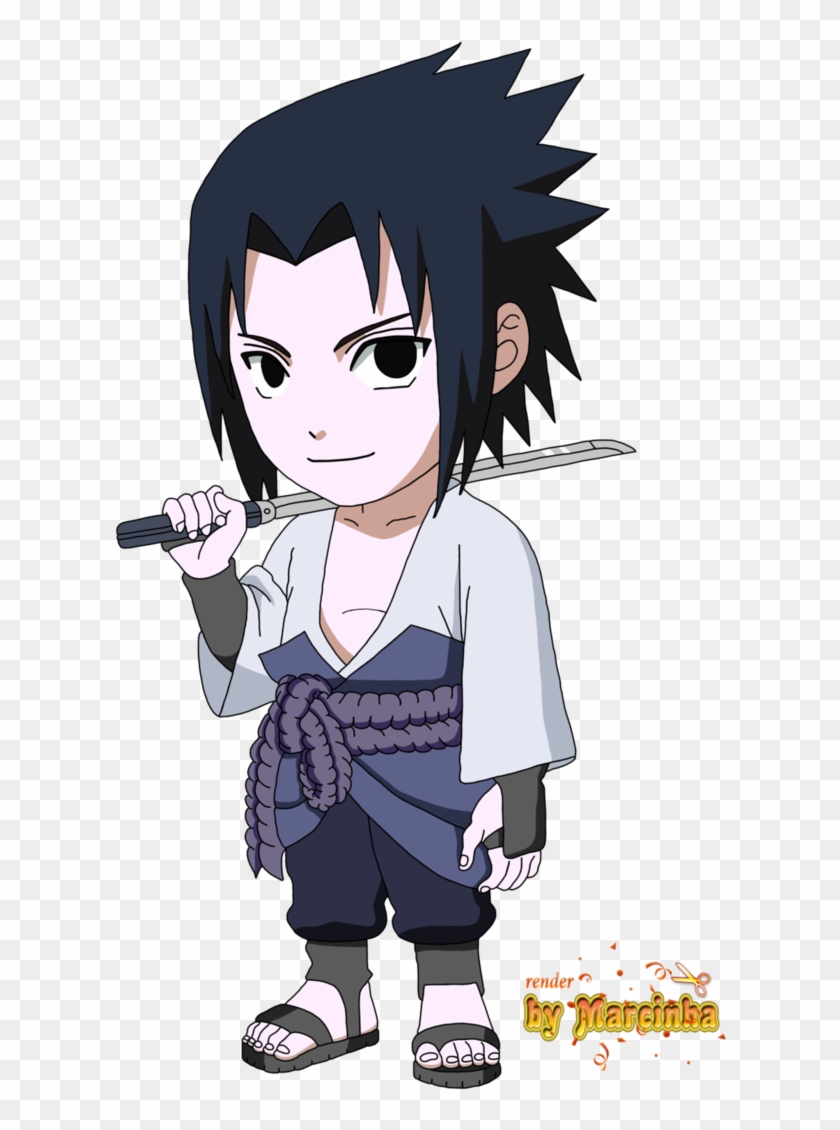Naruto Uzumaki Chibi Art By Songokukai Naruto Masashi - Chibi Sasuke #1229853