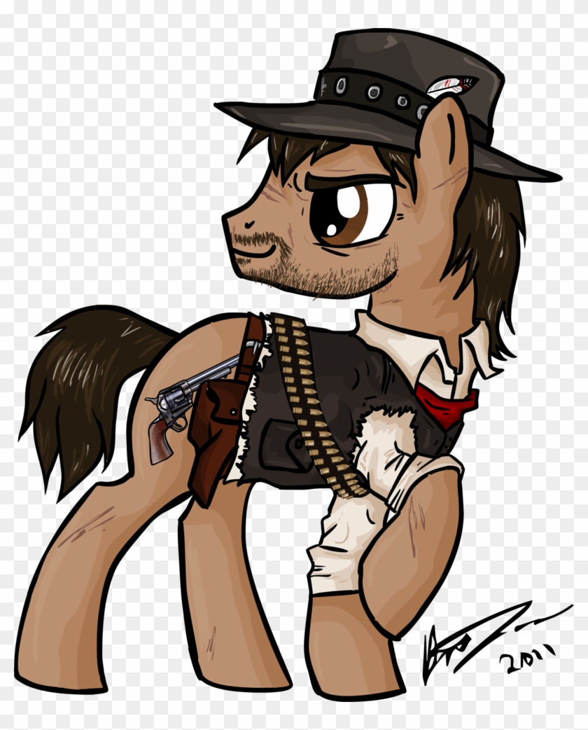 Marston Pony Rdr By Omg-chibi - Red Dead Redemption Pony #1229907