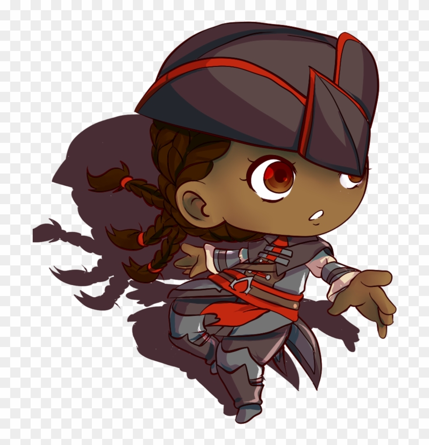 [fan Art Assassin's Creed] Aveline [chibi] By Aude - Assassins Creed Chibi Png #1229923