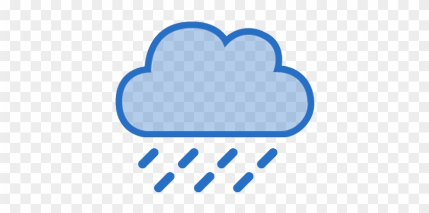 Heavy Rain Weather Symbol For Kids - Weather Forecast Icons Rain #1229975