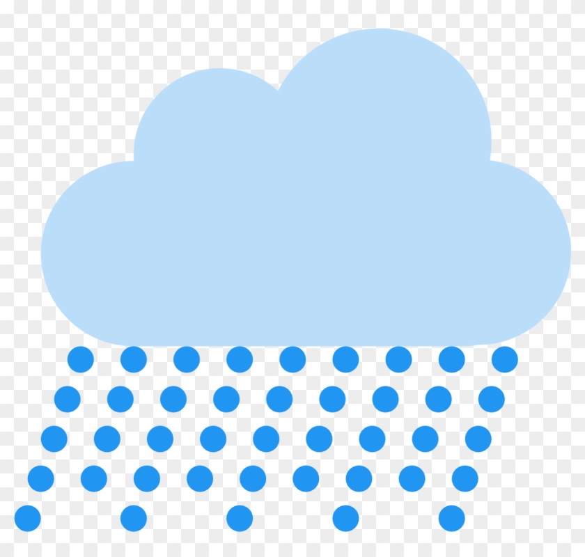 Weather Icon Rain Download - Rain Flat Icon Png #1229984