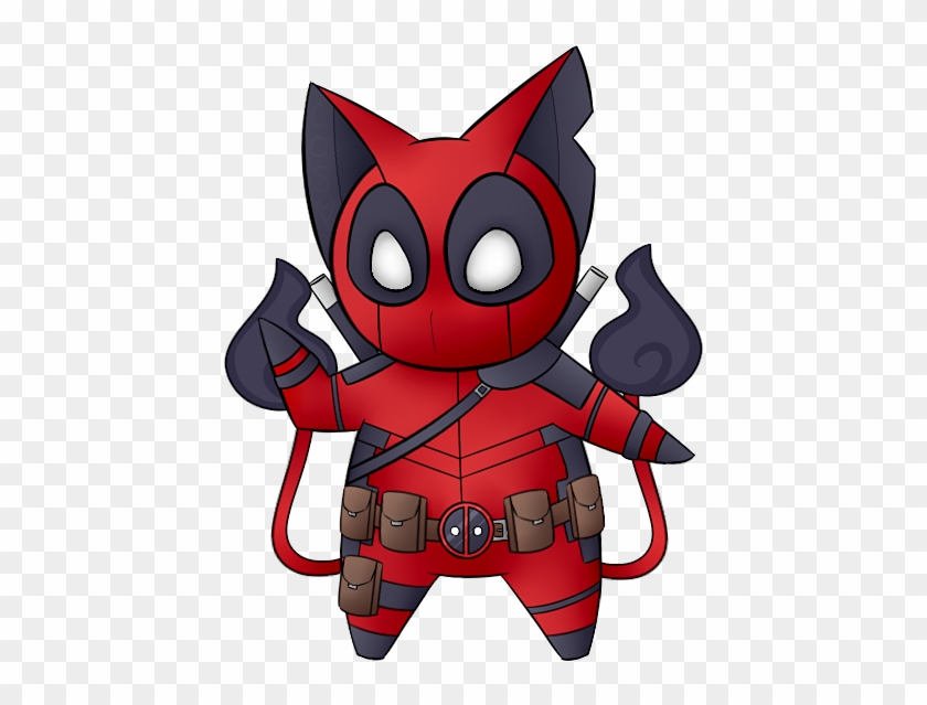 [fa] Deadpool Nyan By Chelsea Cat Studios - Cartoon #1230005